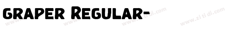 graper Regular字体转换